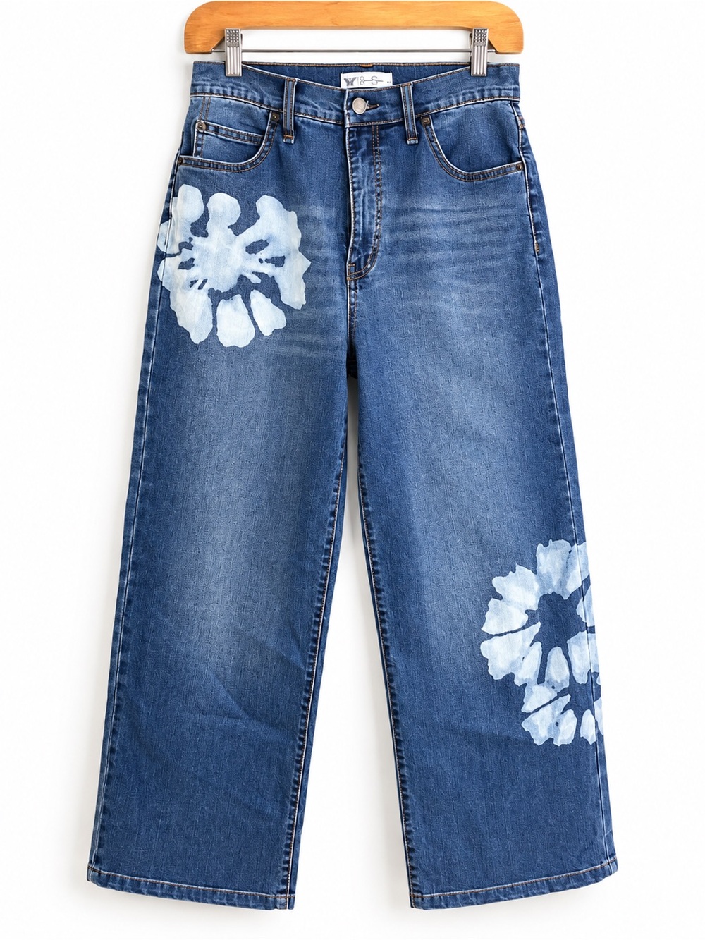 Y2K | Floral | Wide Leg | Boyfriend | Statement Jeans • Artsy • Boho • 2000s Ins